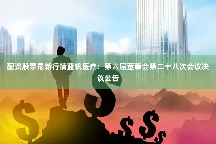 配资股票最新行情蓝帆医疗：第六届董事会第二十八次会议决议公告